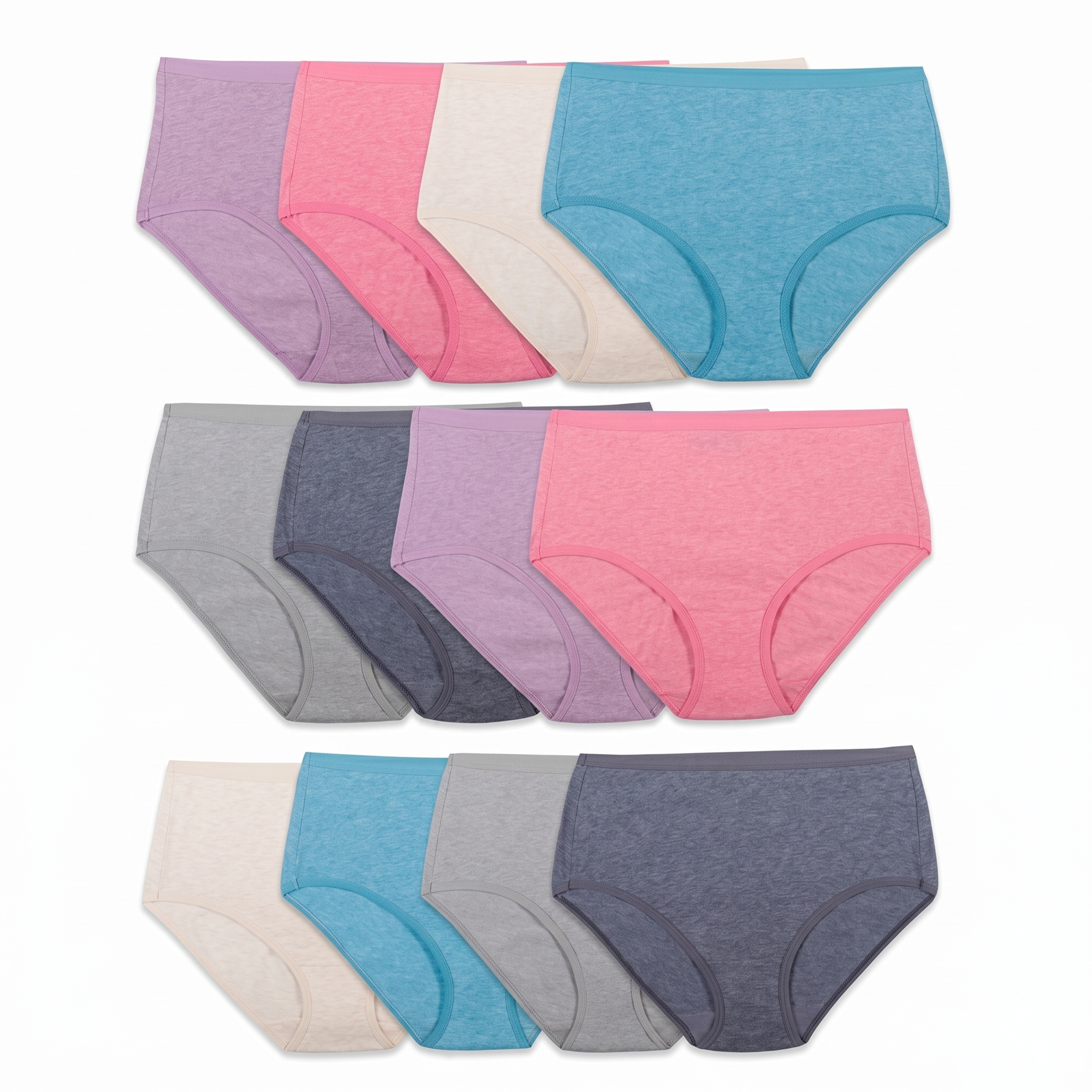 Cotton Comfort Everyday Panties (Pack Of 10)