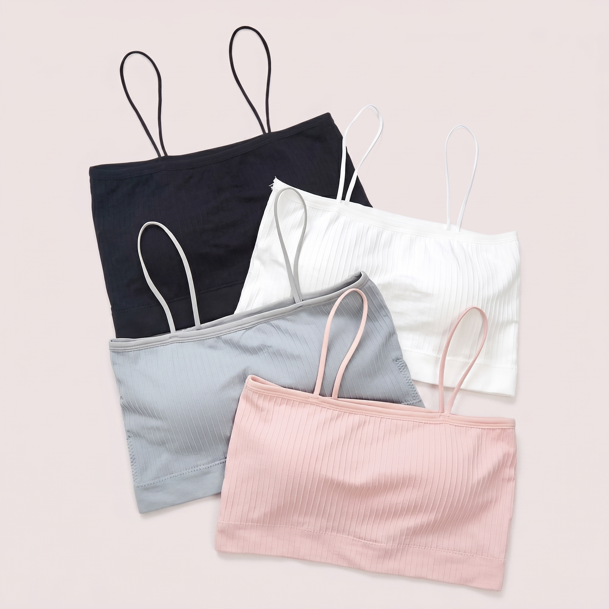Comfort Padded Cami Bras (Pack Of 3)