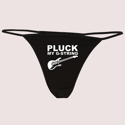 Pluck My G-String Printed Thong