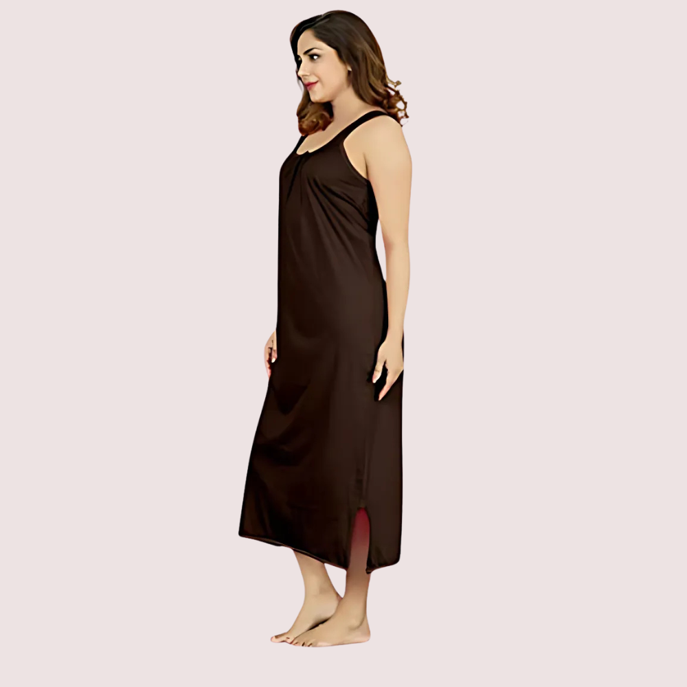 Women's Long Cotton Nightgown Slip