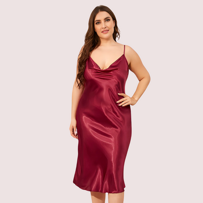 Classic Plus size Luxury Silky Satin Nightwear (4XL-5XL)