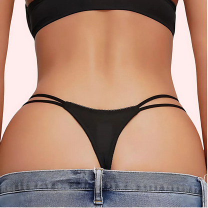 French Daina Luxury Silk Panties Cheeky Bow Gift Box