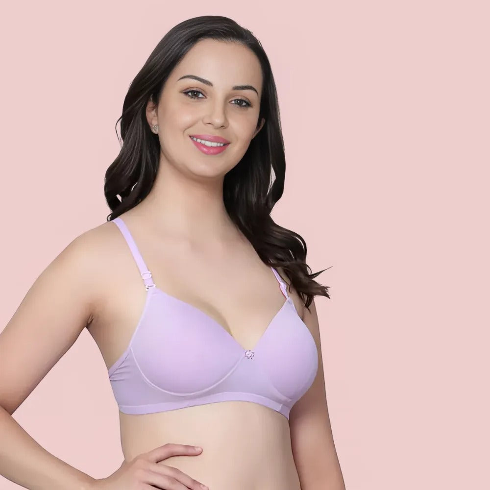 Bliss Wear Non-Wired Padded Bra Essentials (Pack Of 6)