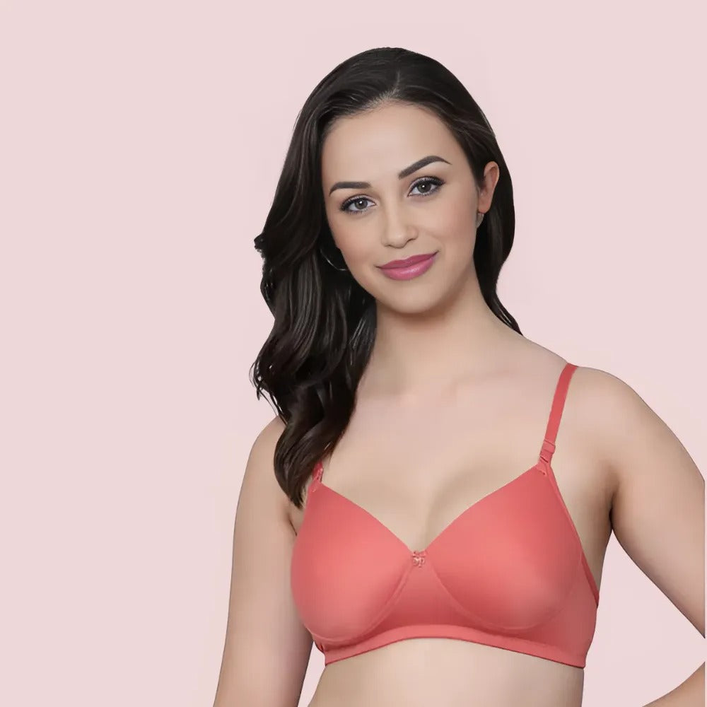 Bliss Wear Non-Wired Padded Bra Essentials (Pack Of 6)
