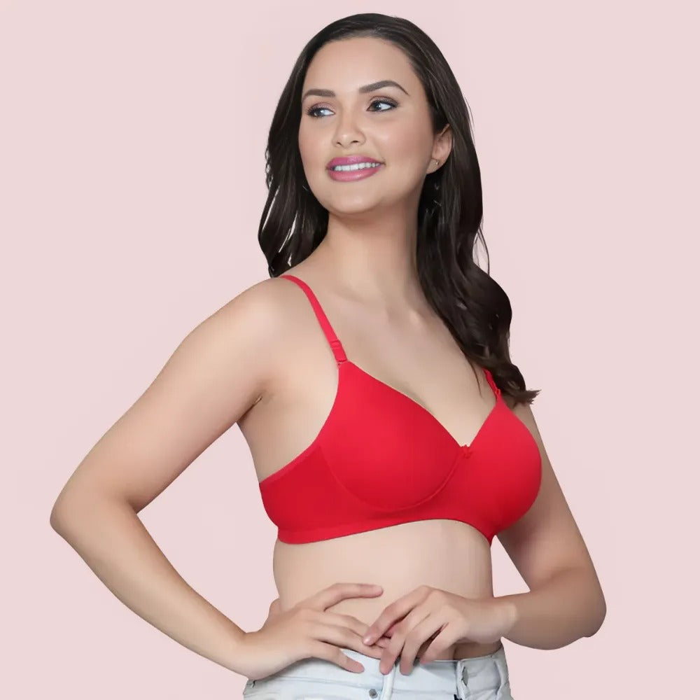 Cloud Soft Non-Wired Padded Bra Pack (Pack Of 4)