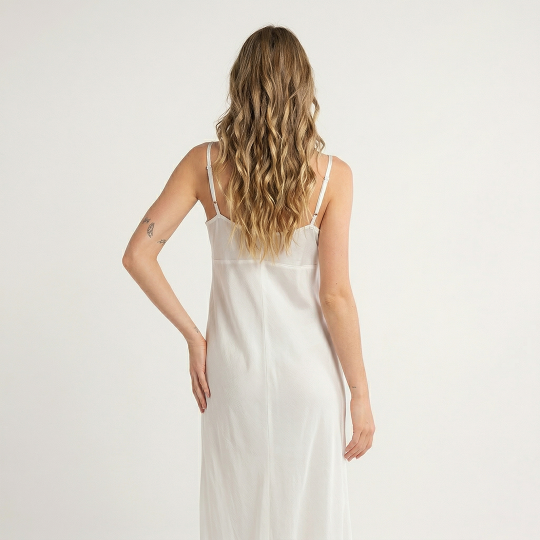 Ethereal Glow Sheer Mesh Slip – Plus Size