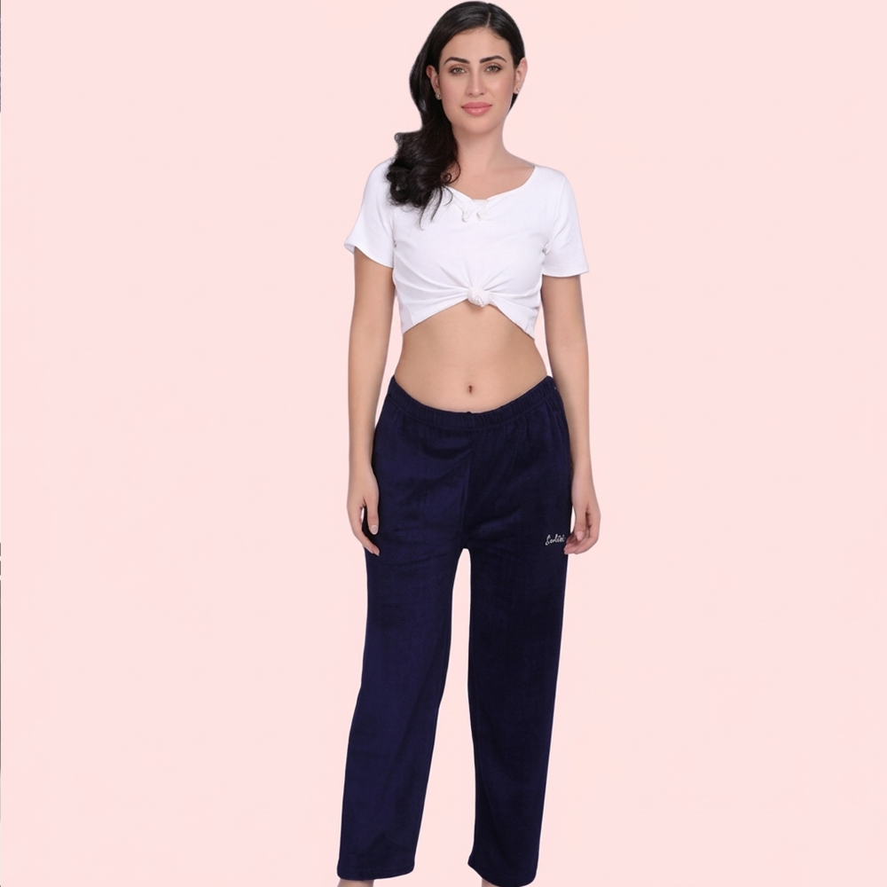 Ladies Woolen Winter Warm Pajama (Pack Of 2)