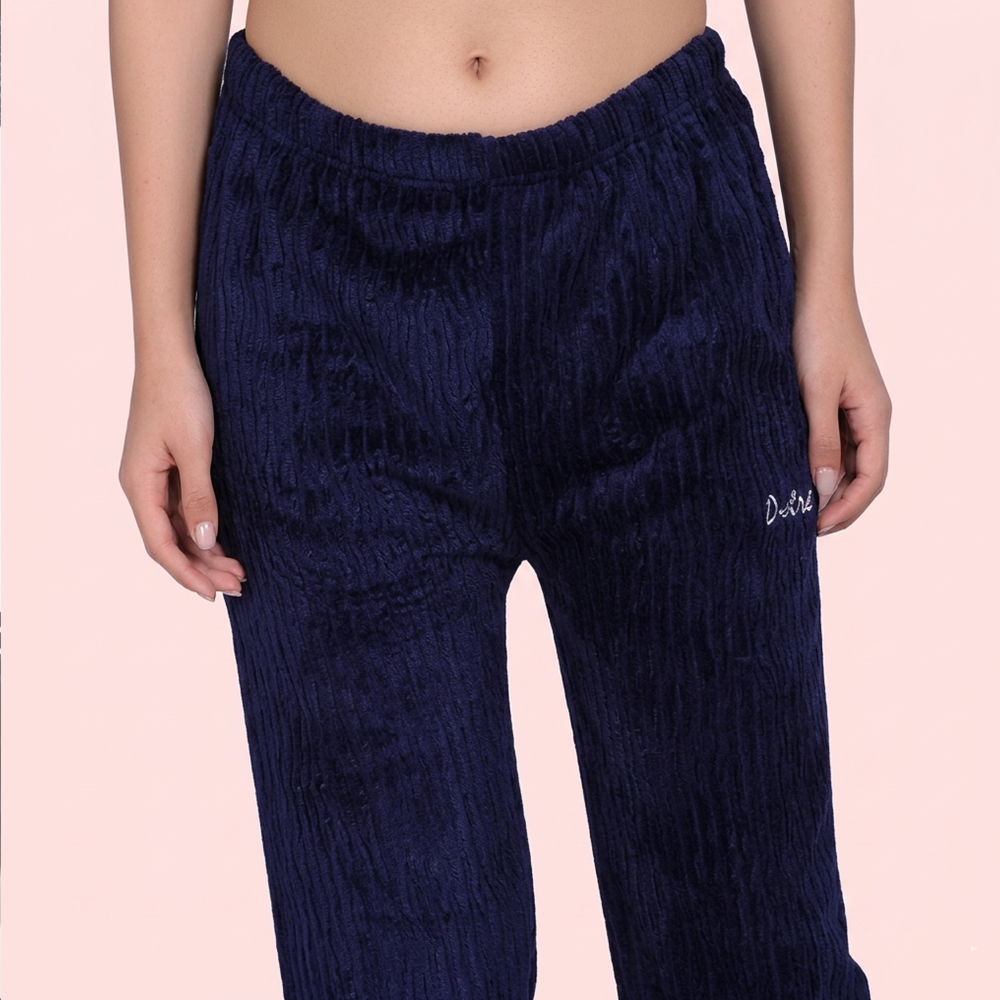 Ladies Woolen Winter Warm Pajama (Pack Of 2)