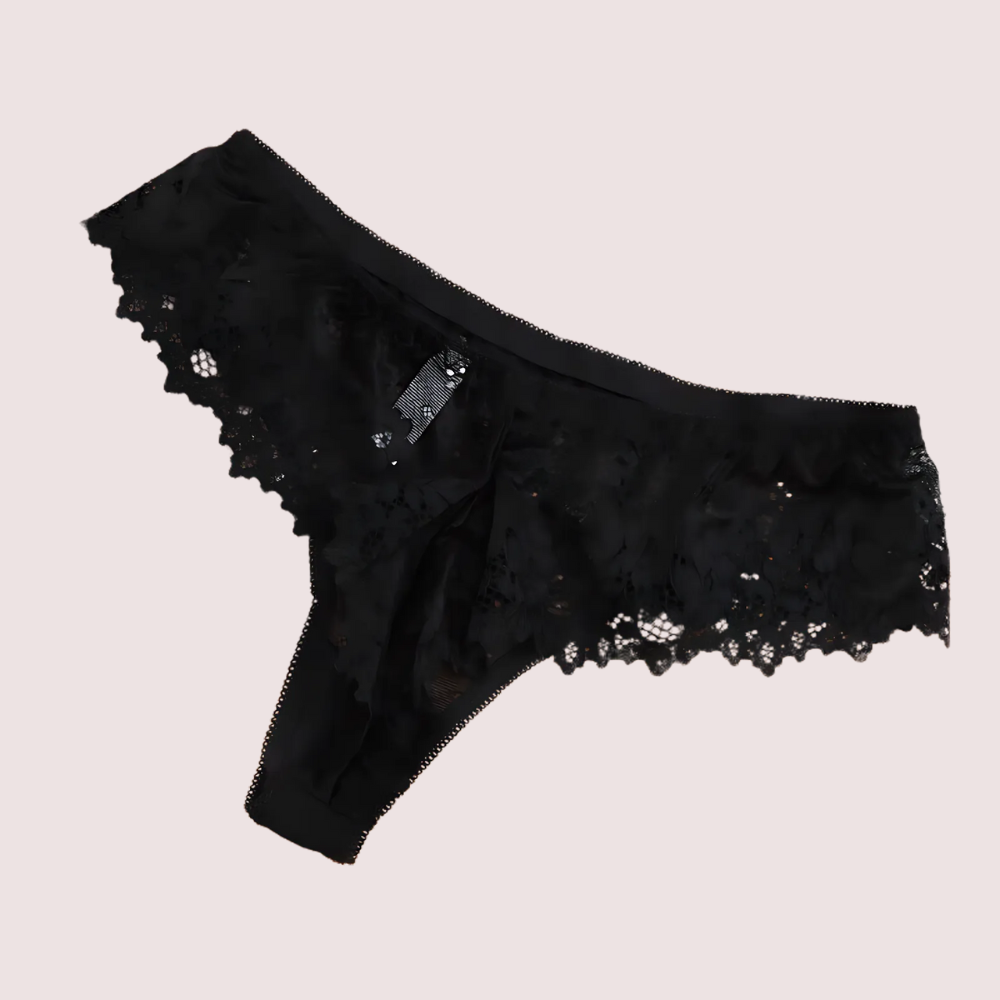 Pack of 3 Women Floral Lace Thong Underwear