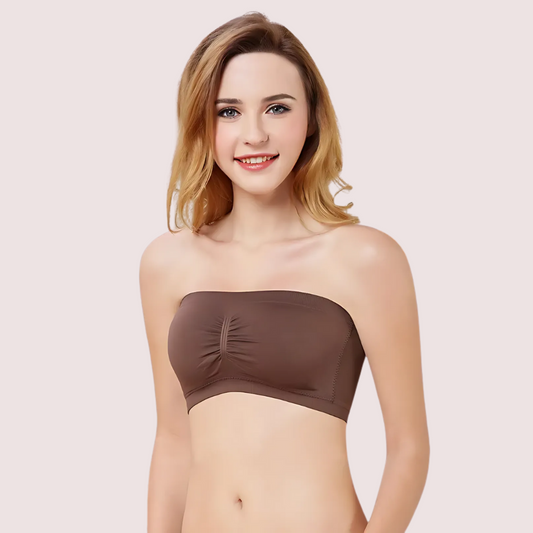 Pack of 2- Seamless Padded Tube Top Bras