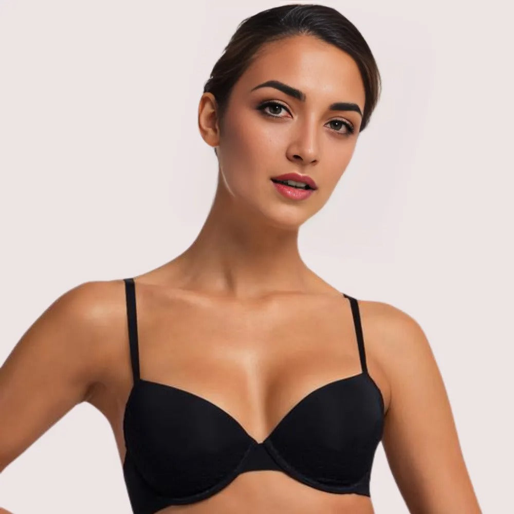 Raven Rise - Black Push-Up Bra