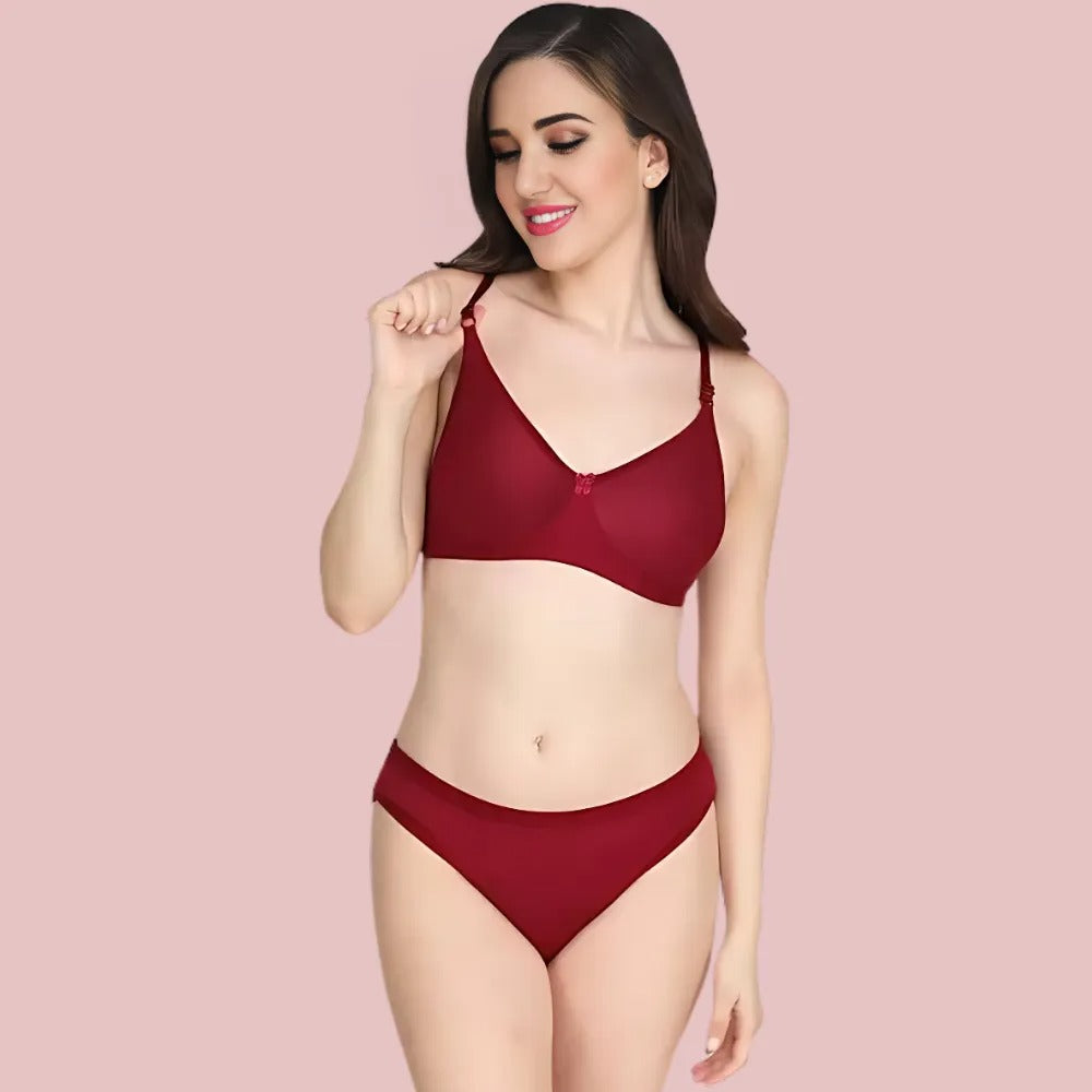 Soft Ease Cotton Comfort - Bra & Panty Set (2-Pack)