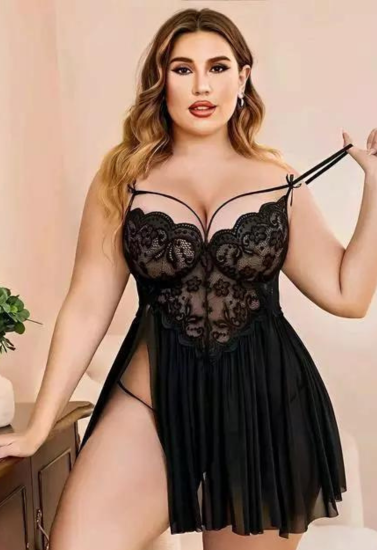 Thread 11 Lace and Mesh Babydoll Nightwear