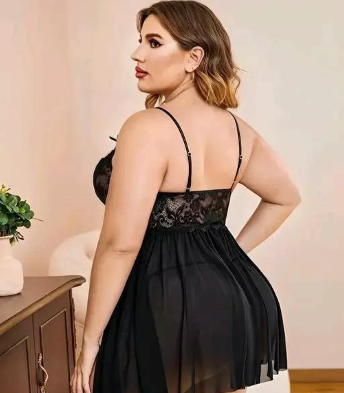Thread 11 Lace and Mesh Babydoll Nightwear 3