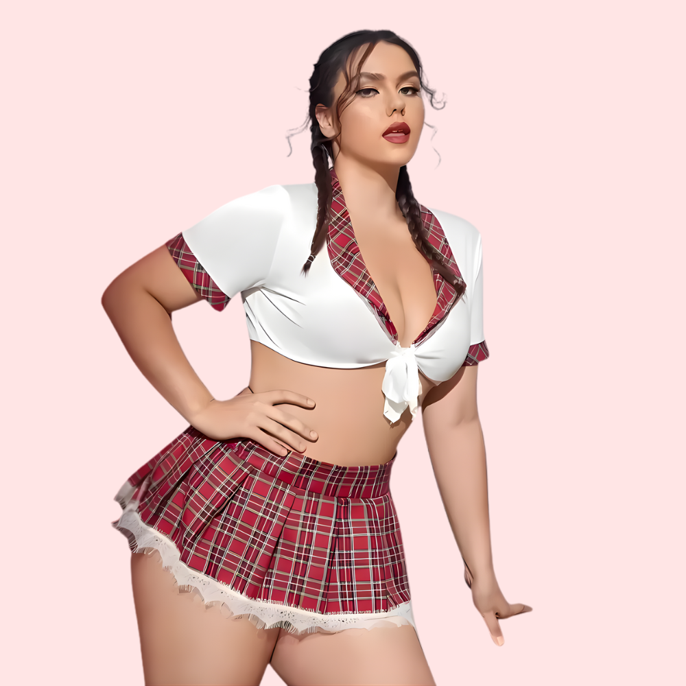 Thread 11 Schoolgirl Sweetheart Roleplay Costume with Luxury Panty Gift
