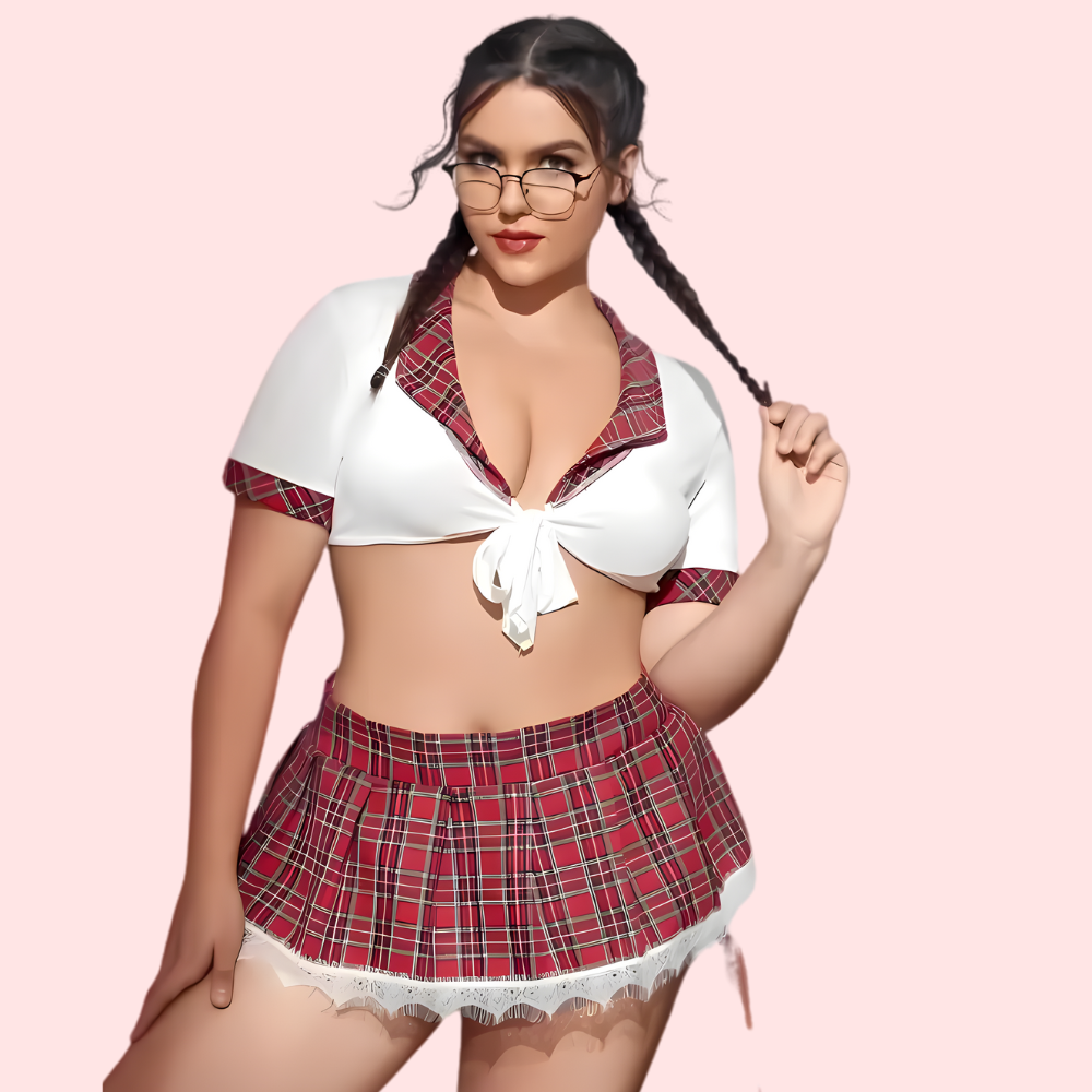 Thread 11 Schoolgirl Sweetheart Roleplay Costume with Luxury Panty Gift 2