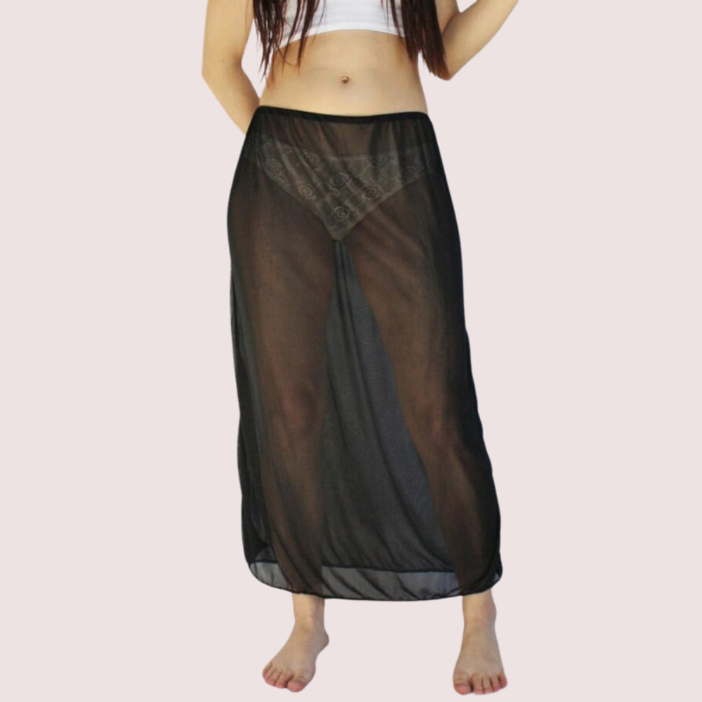 Twilight Elegance Sheer Underskirt - Plus Size