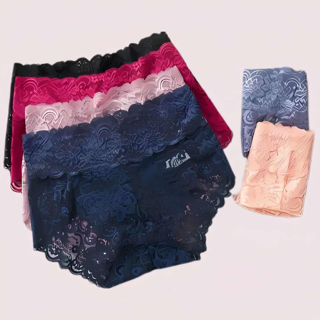 Women's Beautiful Lace Panties (Pack Of 3)