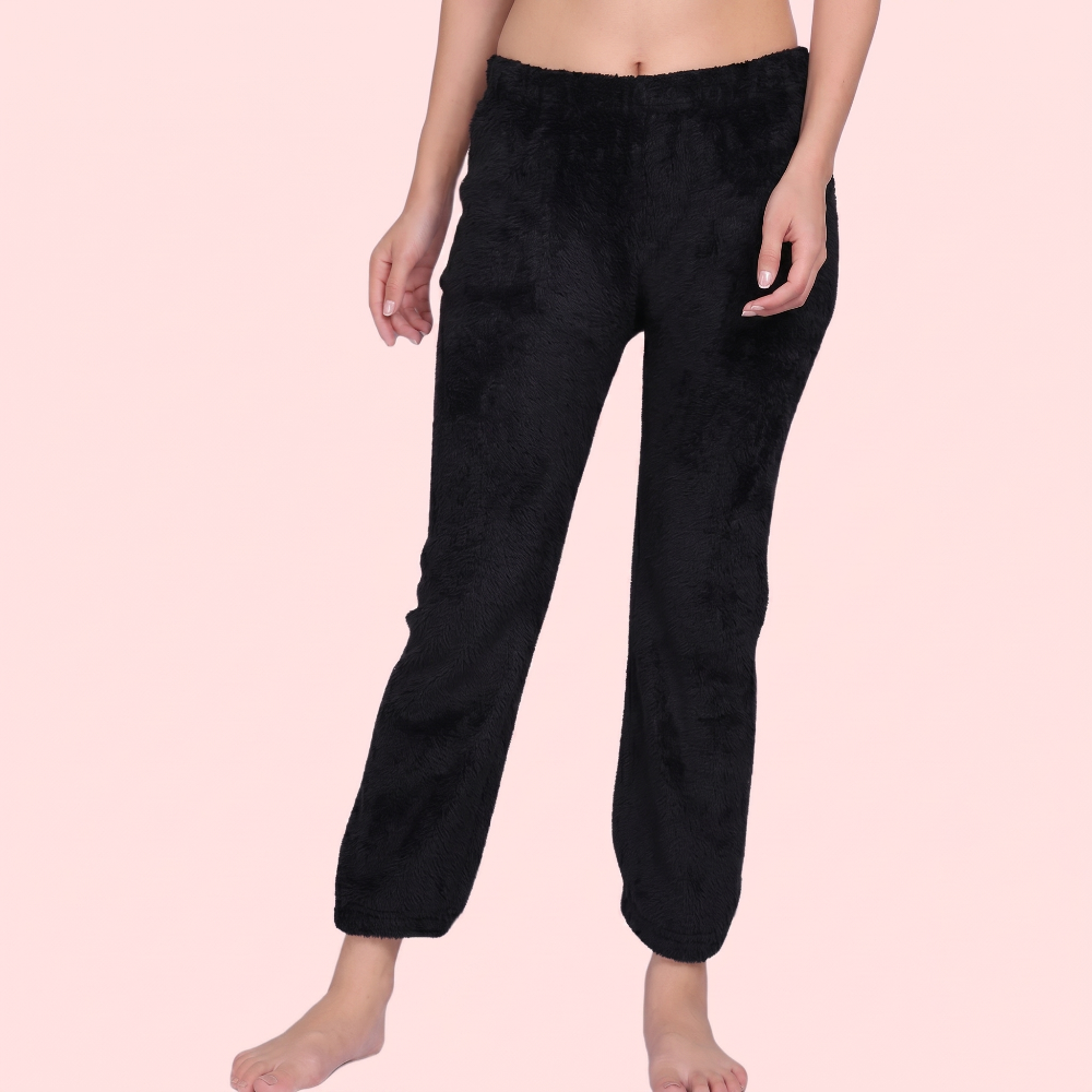 Women's Stylish Fleece Warm Pajamas (Pack Of 2)