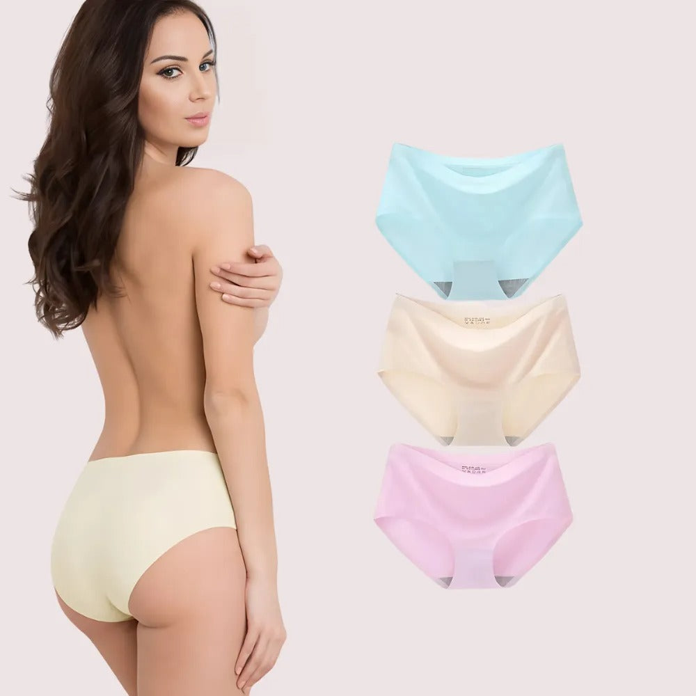 Women's Silky Soft Seamless Panties (4 Pack)