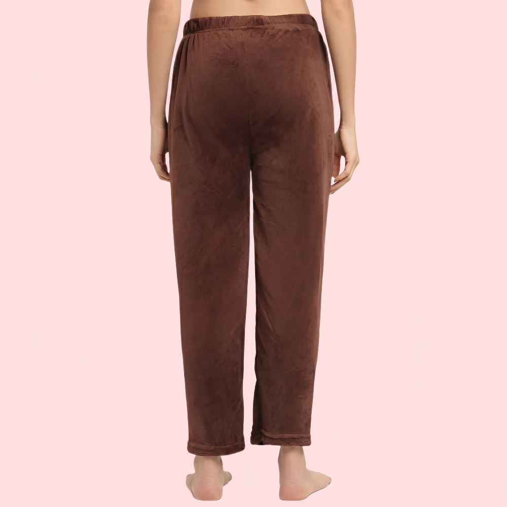 Womens Winter Cozy Warm Soft Fleece Pajama (Pack Of 2)