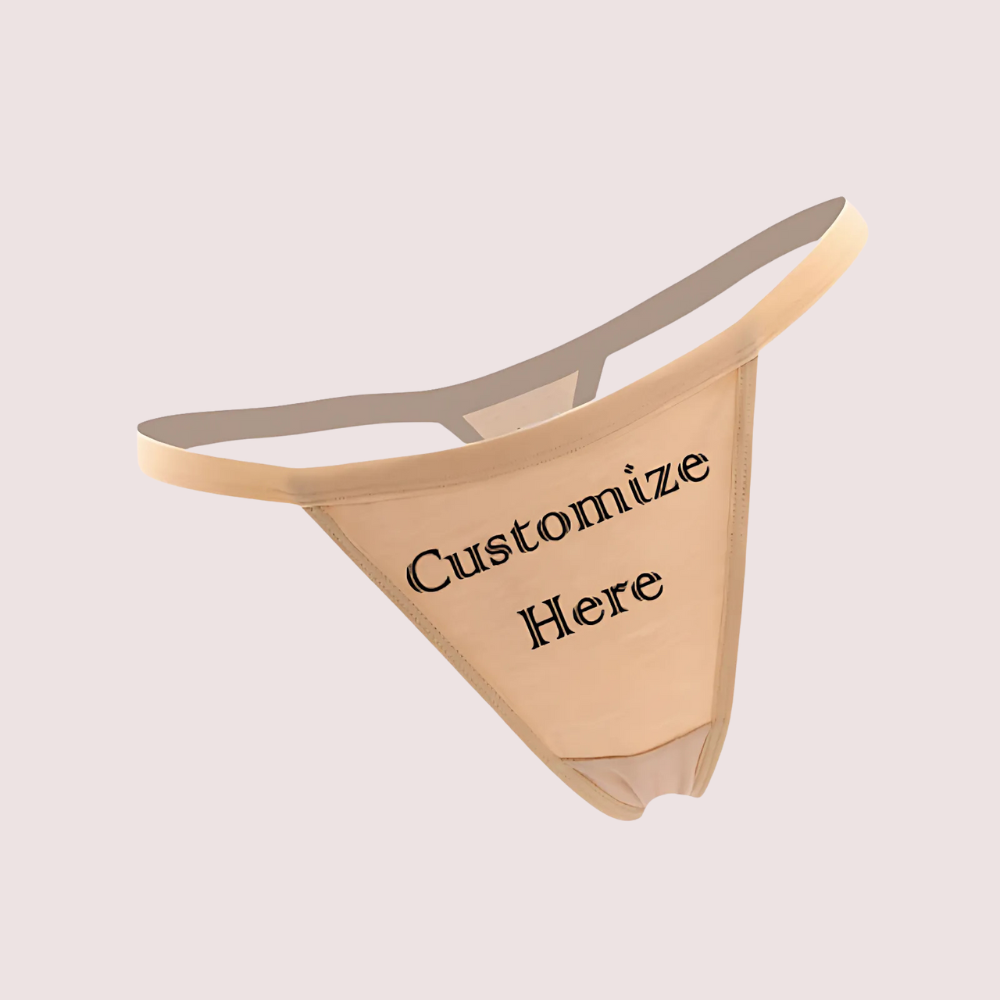 Premium customized seamless thong underwear for women in soft cotton fabric