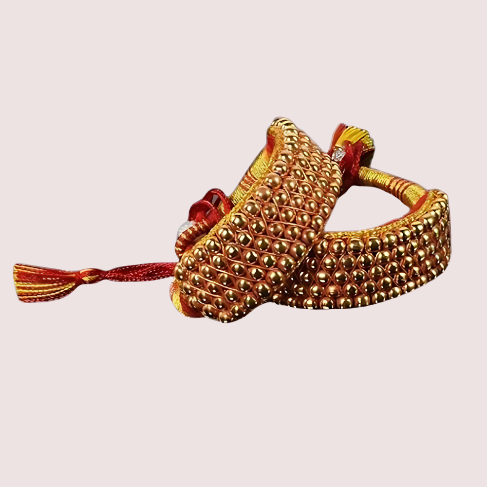 Copper Brass Golden Moti Pocchi Bracelet