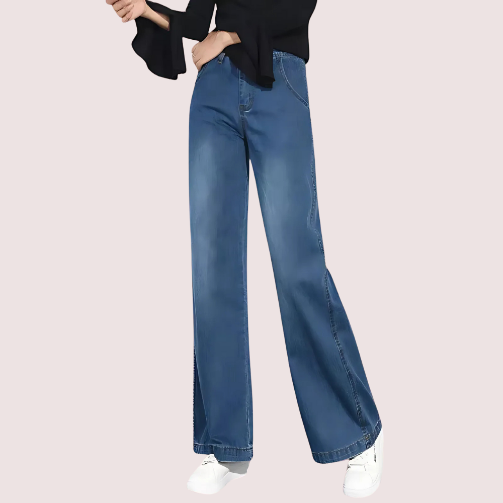 Women's Classic High Waist Wide Leg Jeans