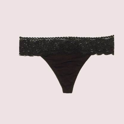 No Secret Low Rise "V" Shape Lace Thong Panty