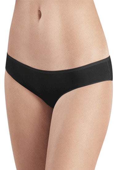 Black thong on a white background